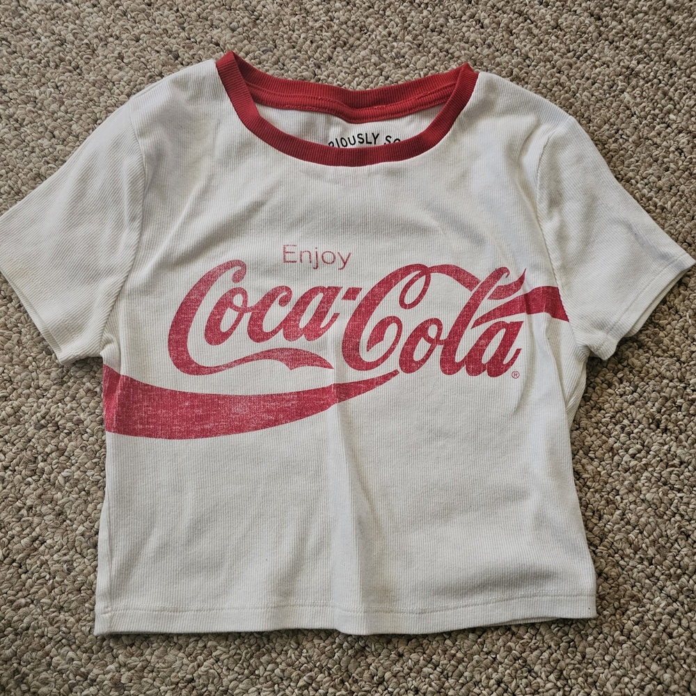 Coca Cola Kids Tee in Red and White